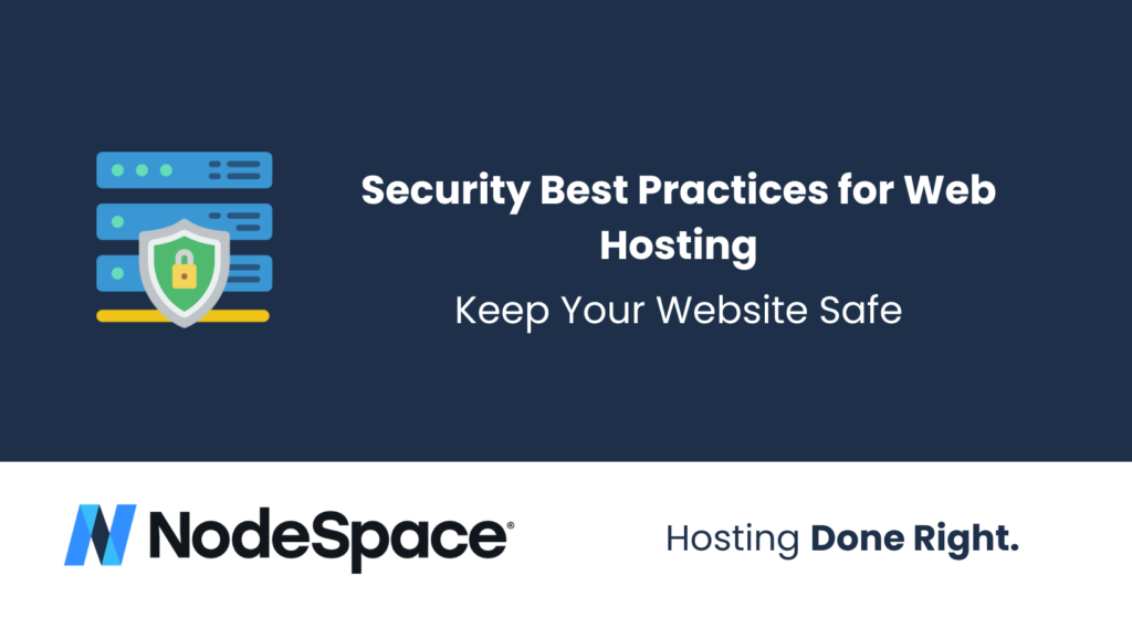 Security Best Practices for Web Hosting - Blog Header Graphic
